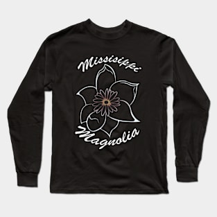 Mississippi - Magnolia Long Sleeve T-Shirt